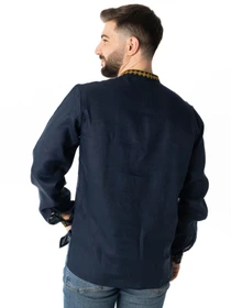 Вышиванки Folk Moda модель fm2150-temno-sinj Фото