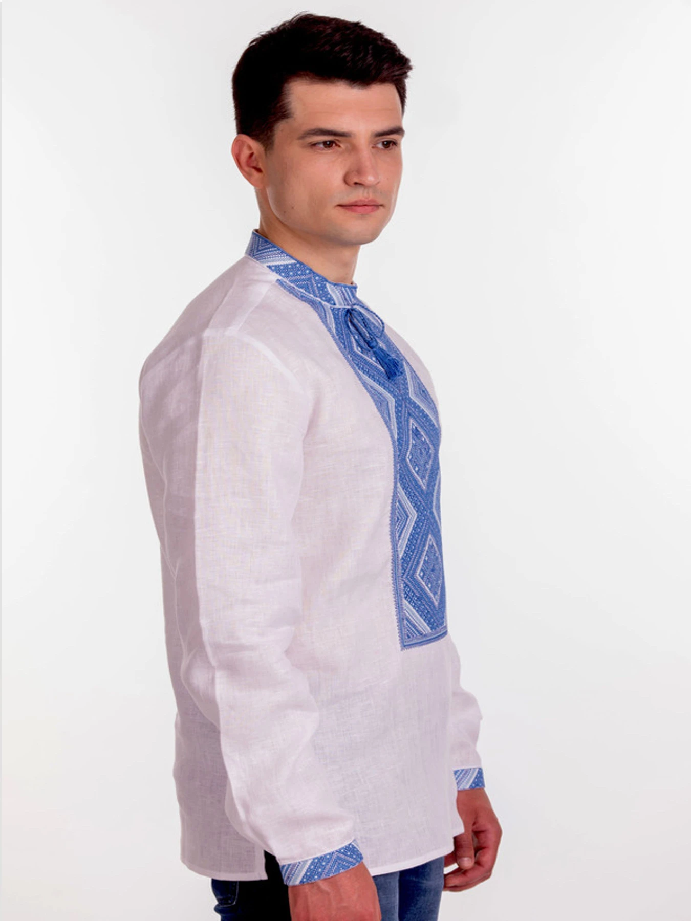 Вышиванки Folk Moda модель fm2151-blij Фото