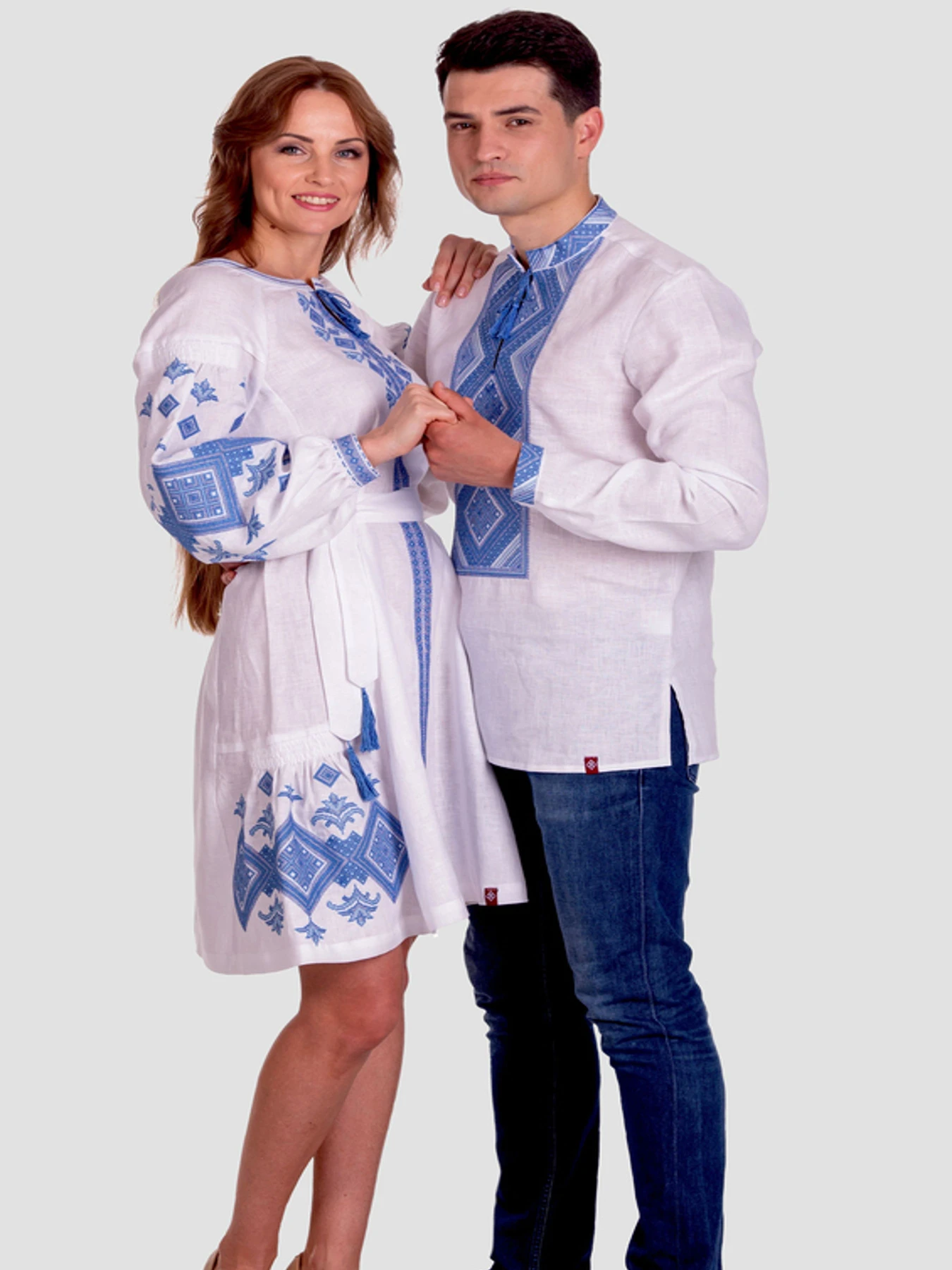 Вышиванки Folk Moda модель fm2151-blij Фото