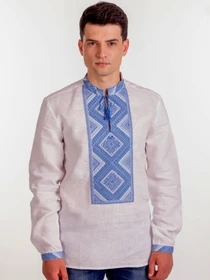 Вишиванки Folk Moda модель fm2151-blij Фото
