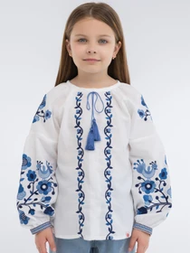 Вышиванки Folk Moda модель fm2134-blij Фото