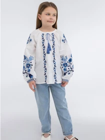 Вышиванки Folk Moda модель fm2134-blij Фото
