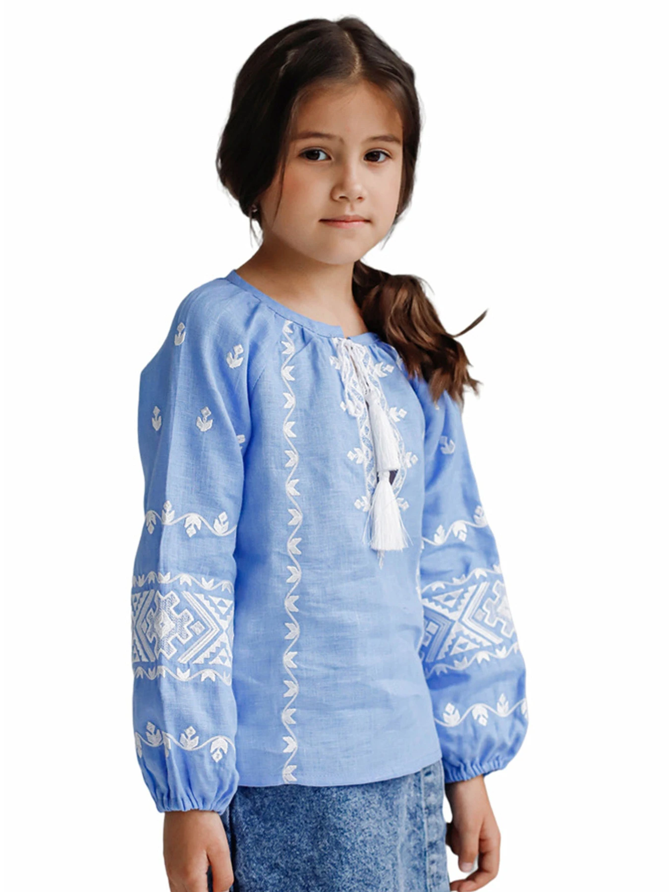 Вышиванки Folk Moda модель fm2091-blakitnij Фото