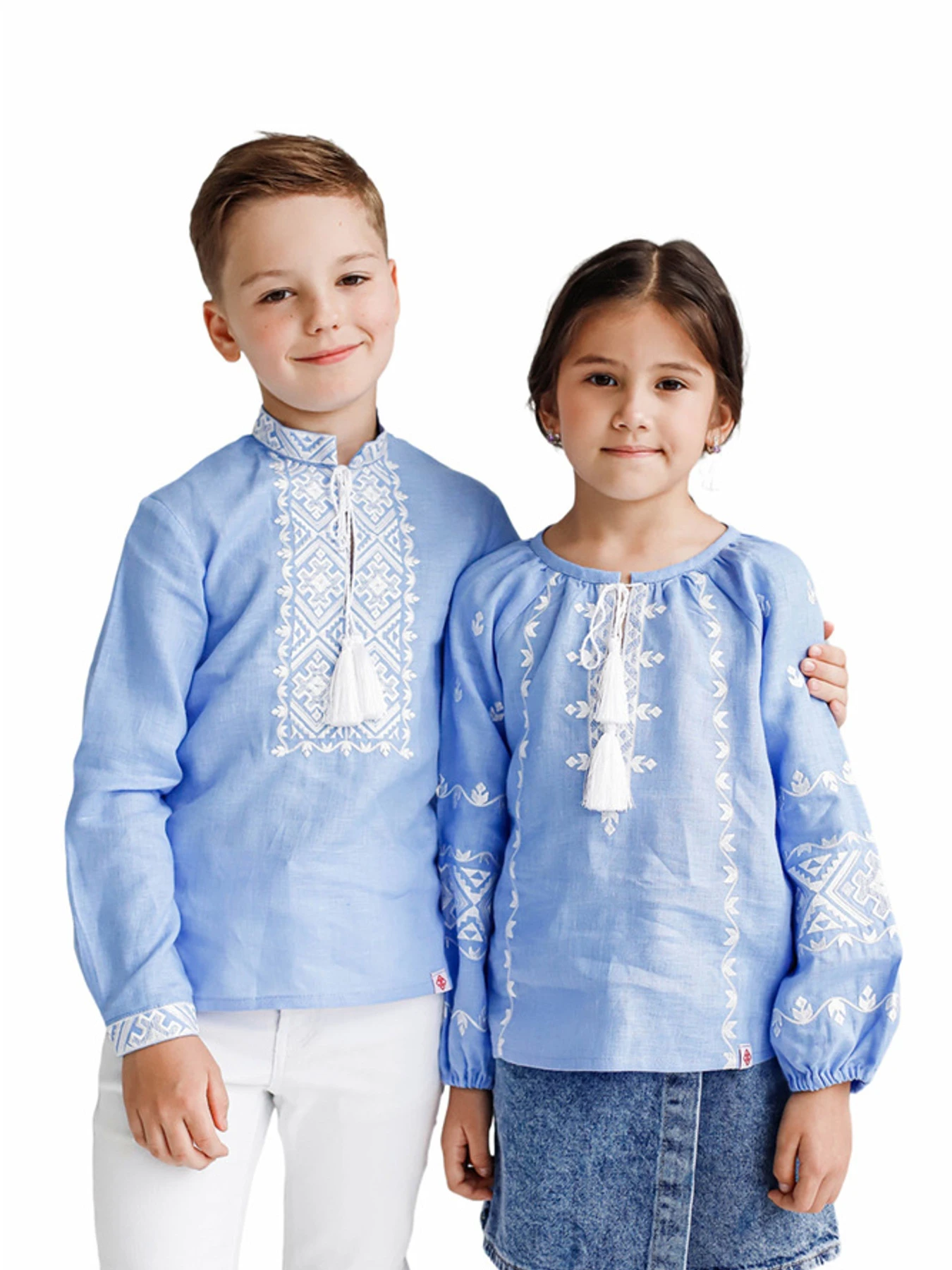Вышиванки Folk Moda модель fm2091-blakitnij Фото