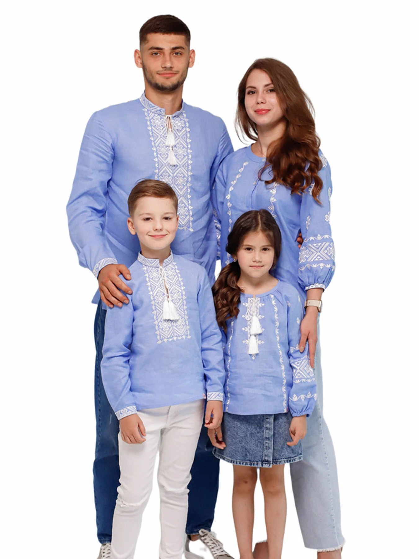 Вышиванки Folk Moda модель fm2091-blakitnij Фото