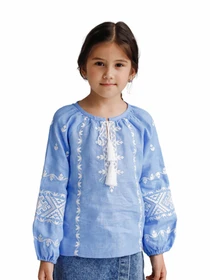 Вышиванки Folk Moda модель fm2091-blakitnij Фото