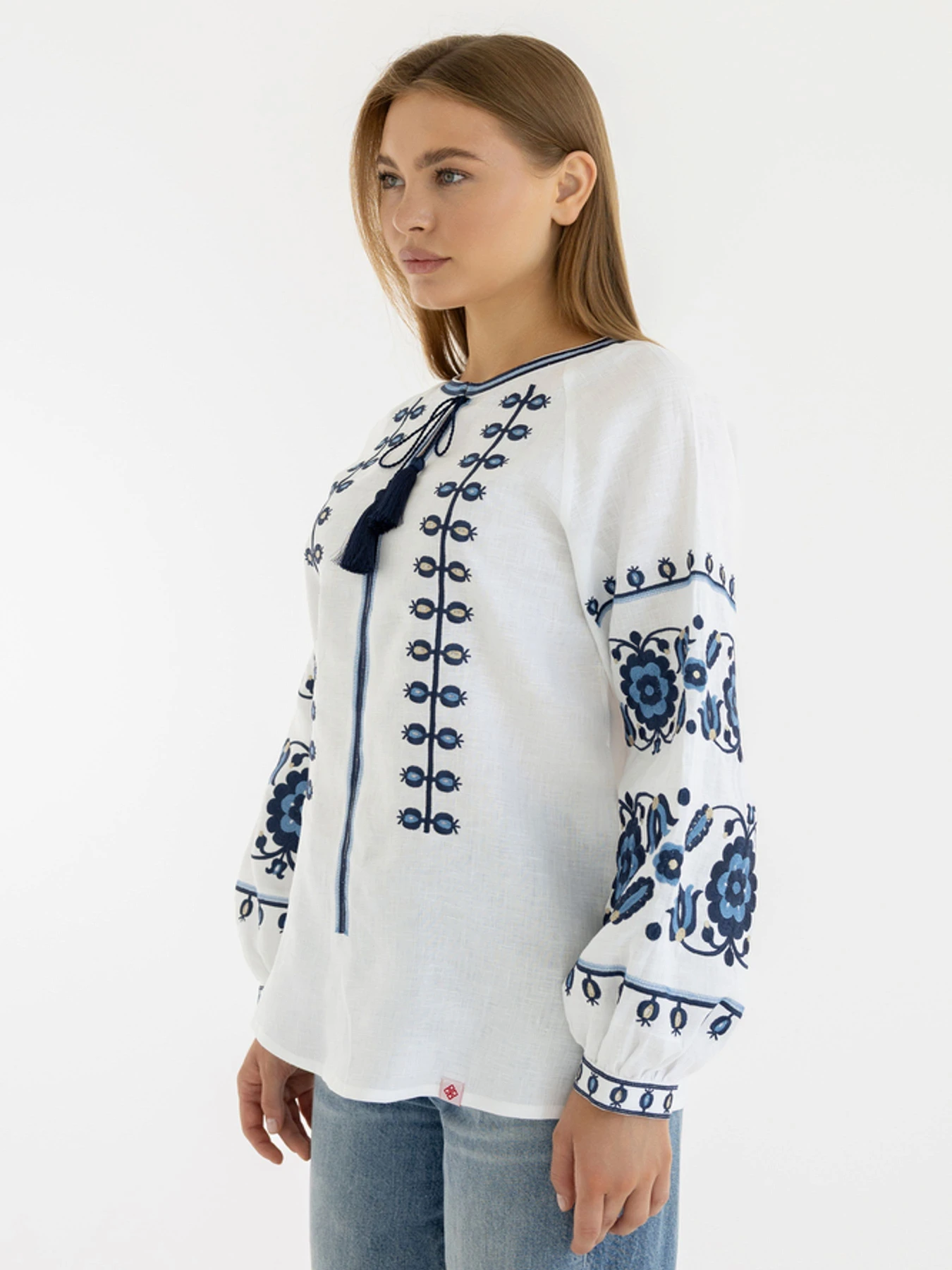 Вышиванки Folk Moda модель fm2137-blij Фото