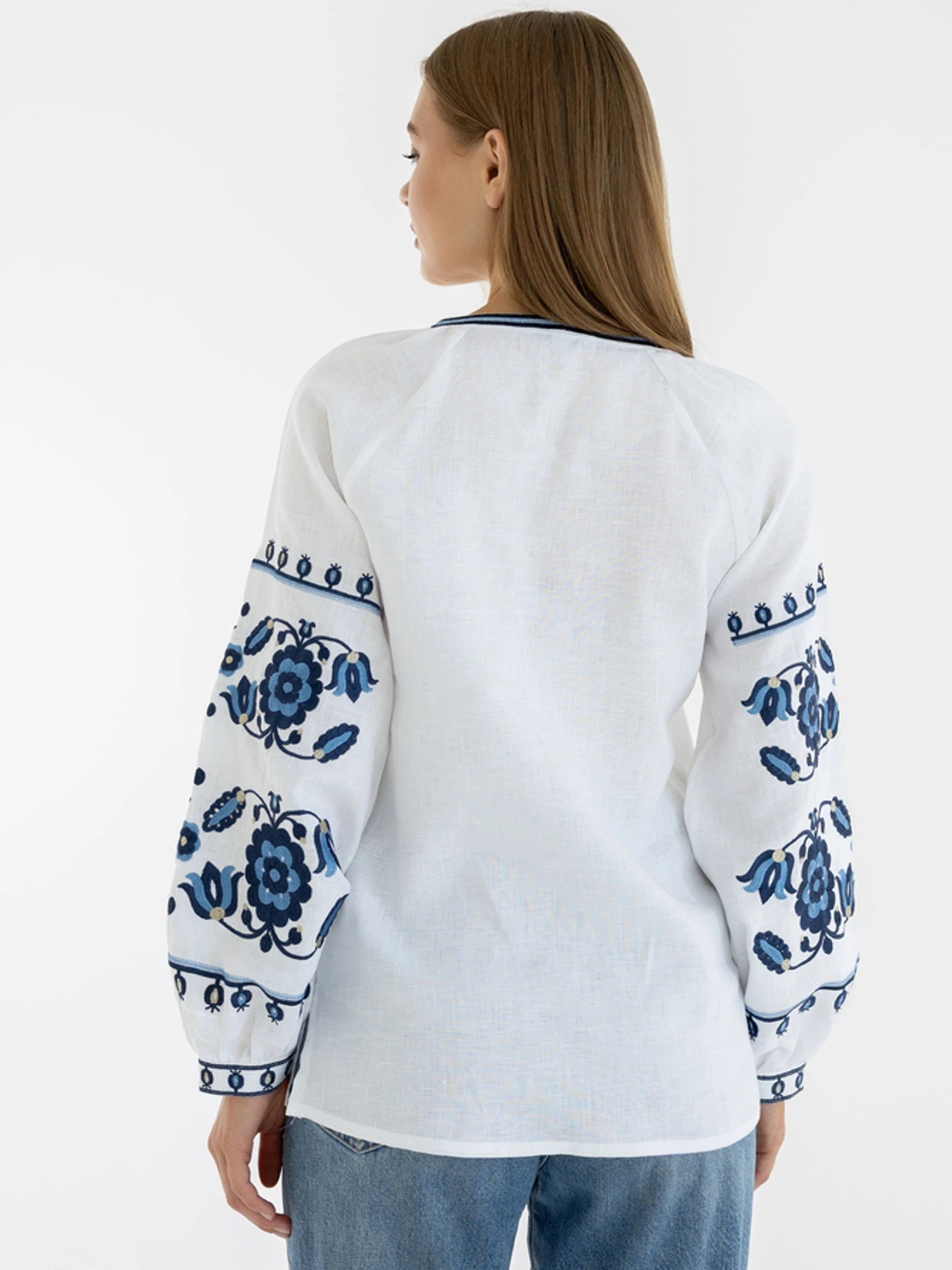 Вышиванки Folk Moda модель fm2137-blij Фото