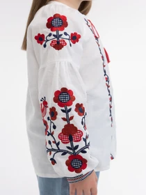 Вышиванки Folk Moda модель fm2133-blij Фото