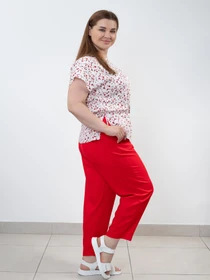 Брюки Nita модель bryuki-n1412-25-vishnevij Фото