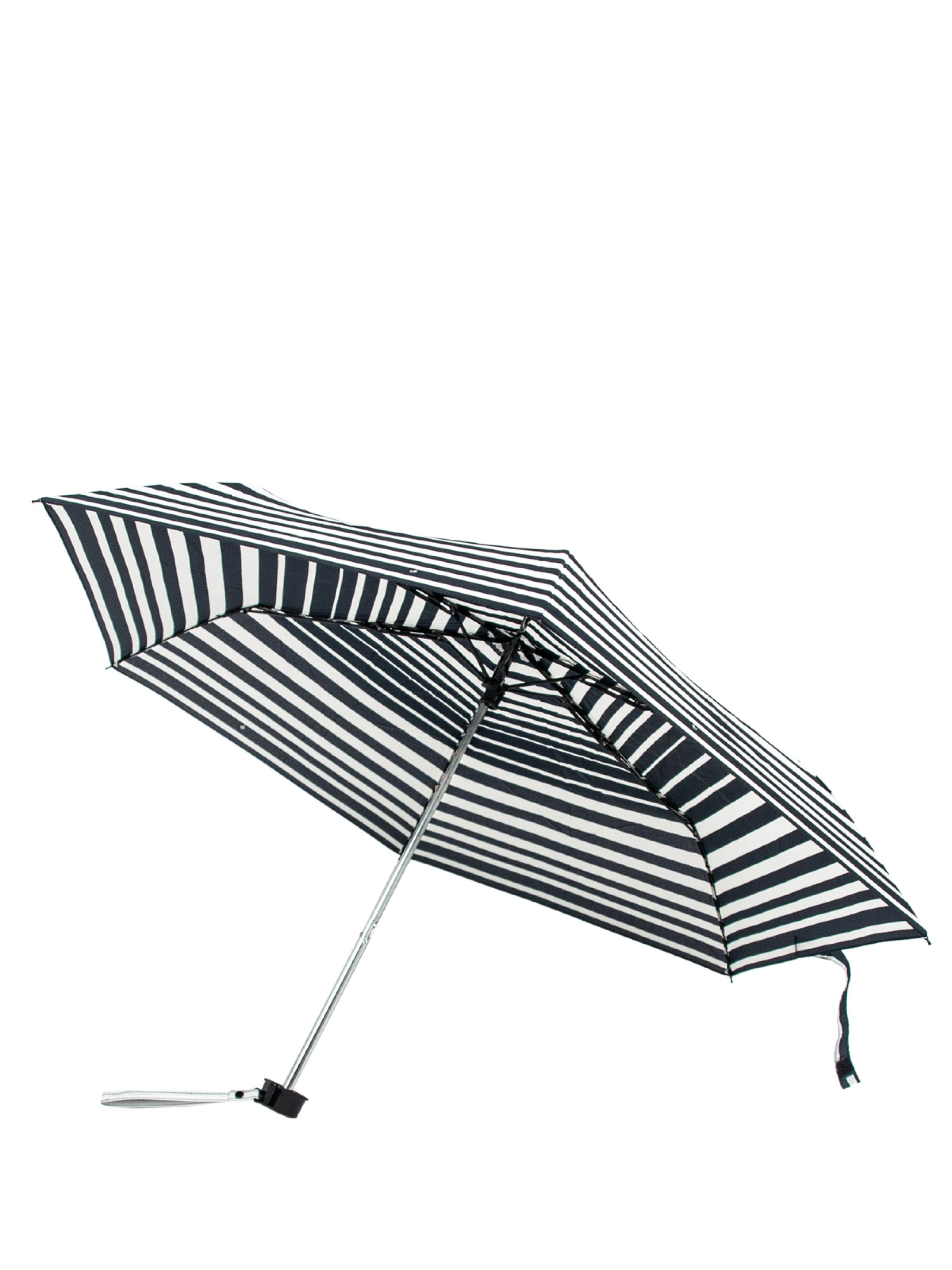 Fulton Umbrellas Miniflat-1 Парасолька колір білий/чорний фото 3