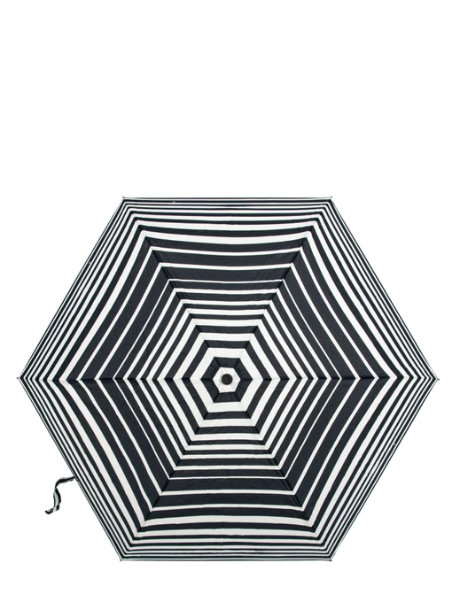 Fulton Umbrellas Miniflat-1 Парасолька колір білий/чорний фото 2