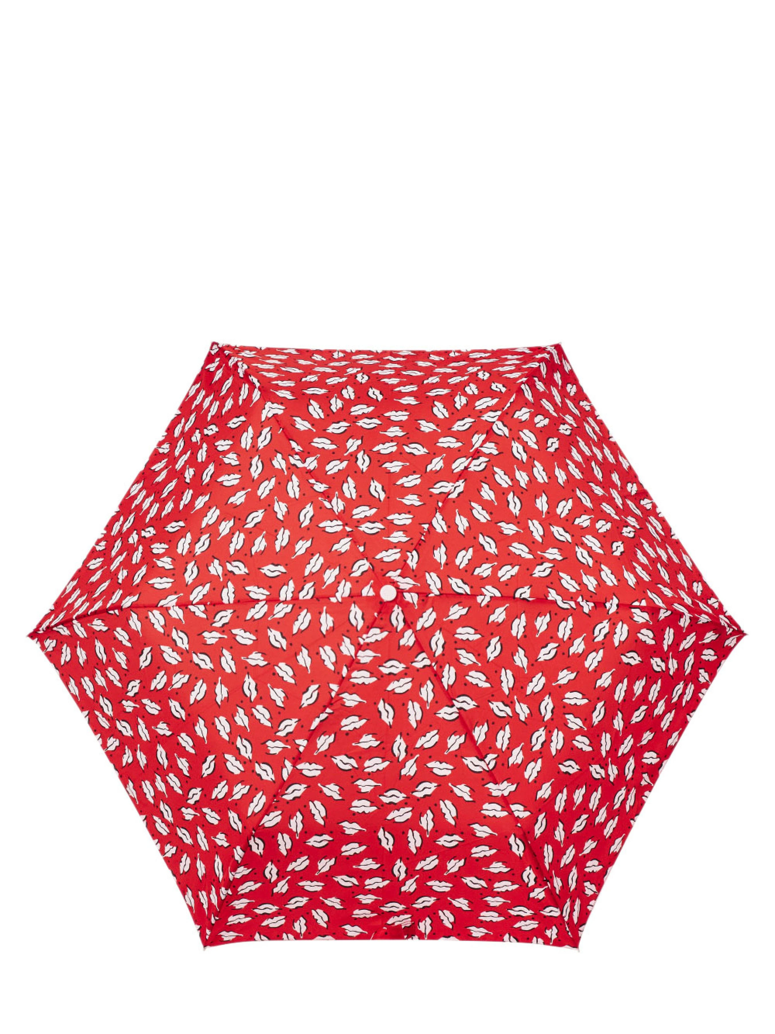 Fulton Umbrellas Lulu Guinness Minilite-2 Парасолька колір червоний/білий фото 2