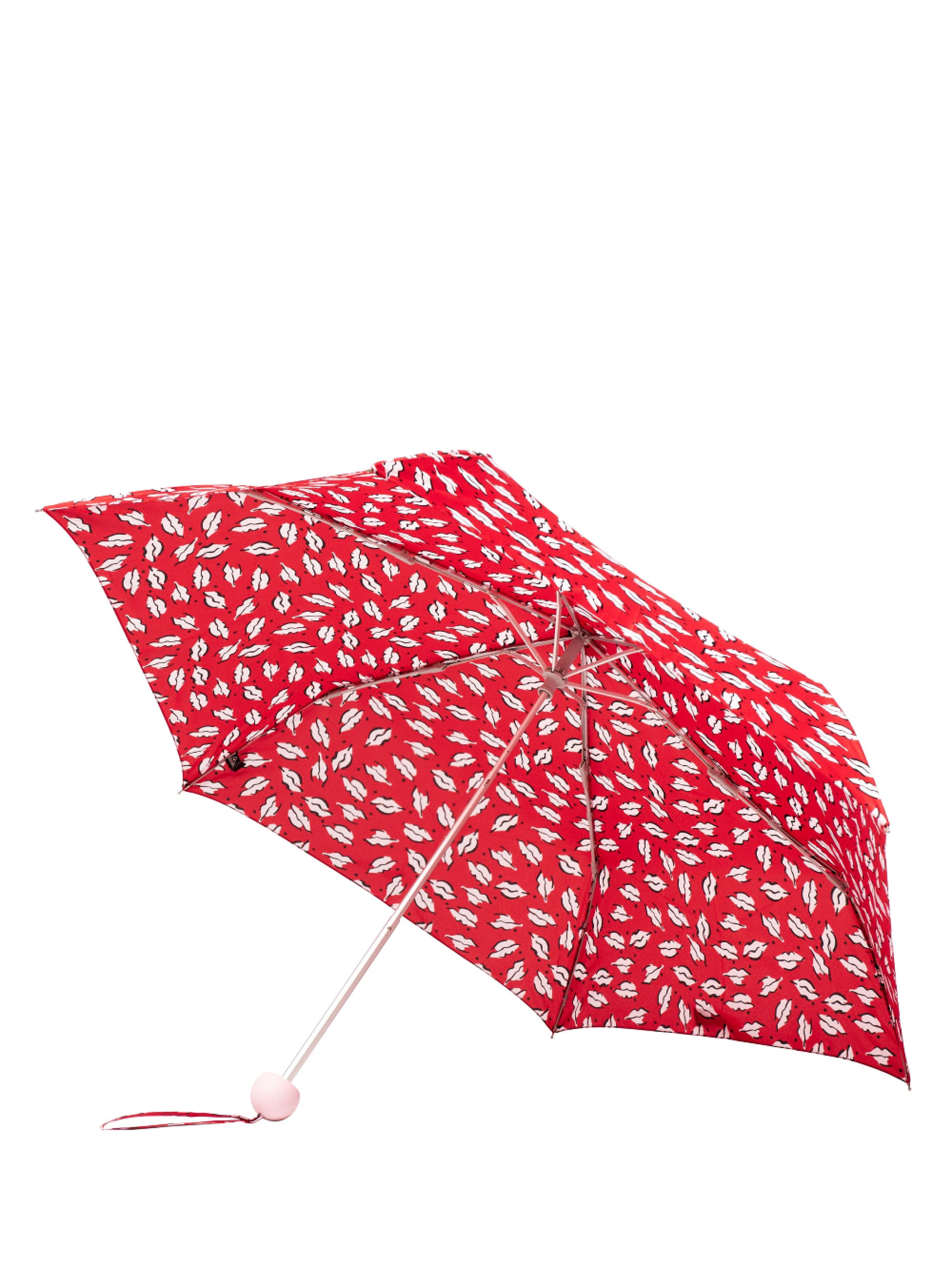 Fulton Umbrellas Lulu Guinness Minilite-2 Парасолька колір червоний/білий фото 3