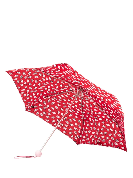 Fulton Umbrellas Lulu Guinness Minilite-2 Парасолька колір червоний/білий фото 3