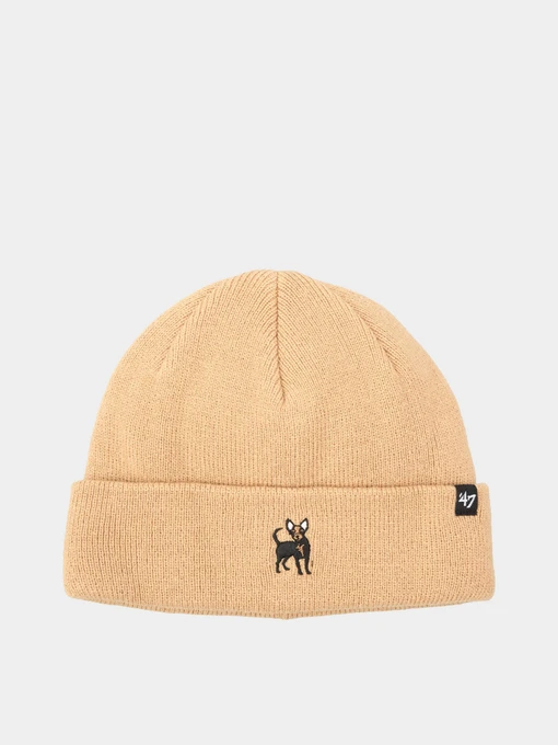 47 Brand Шапка колір бежевий