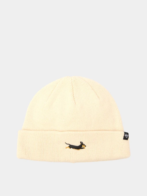 47 Brand Шапка колір бежевий