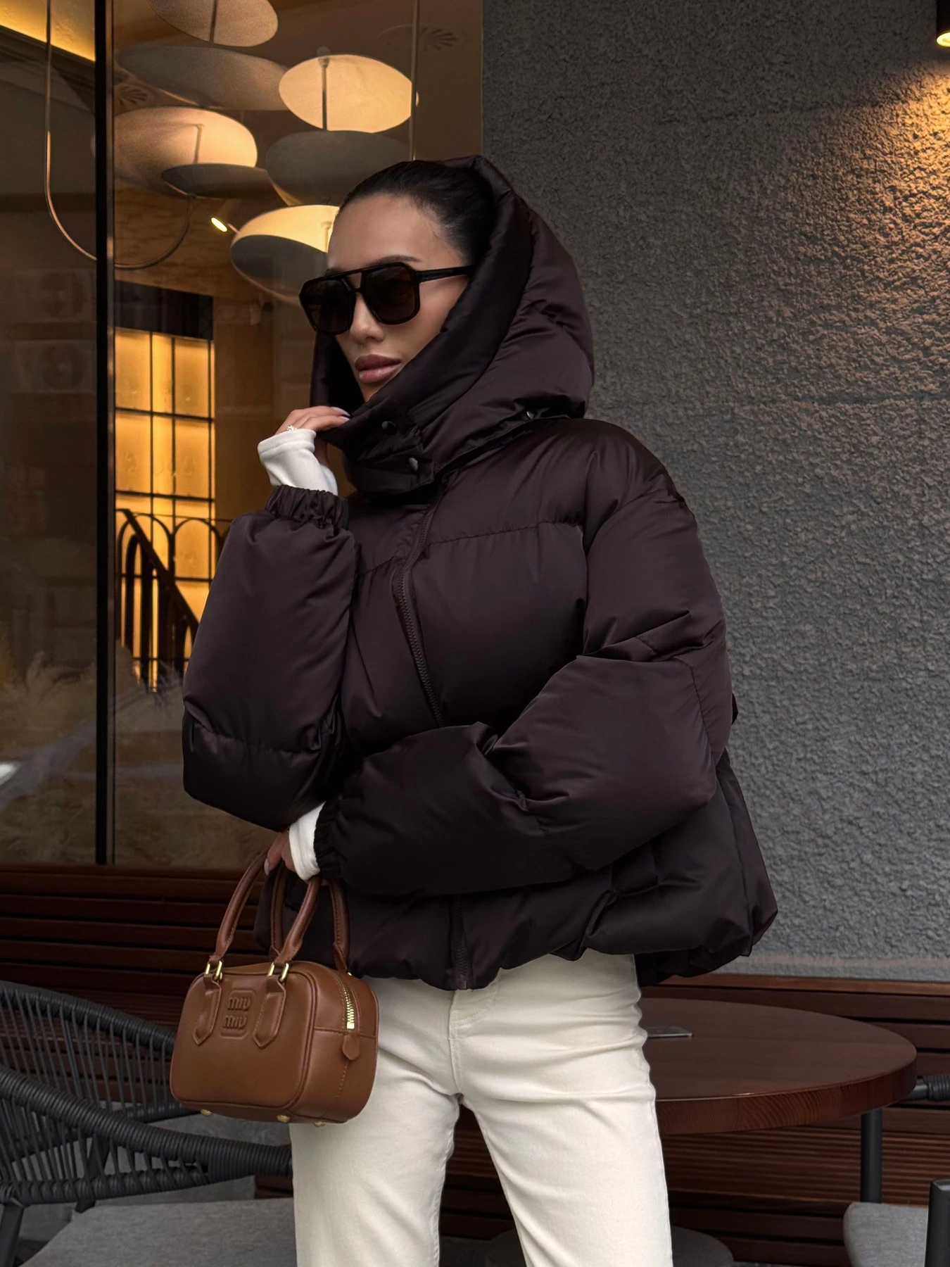 Куртки и дубленки Jadone Fashion модель Pufi_shokol Фото