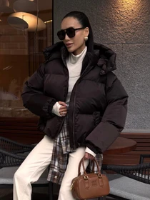 Куртки и дубленки Jadone Fashion модель Pufi_shokol Фото