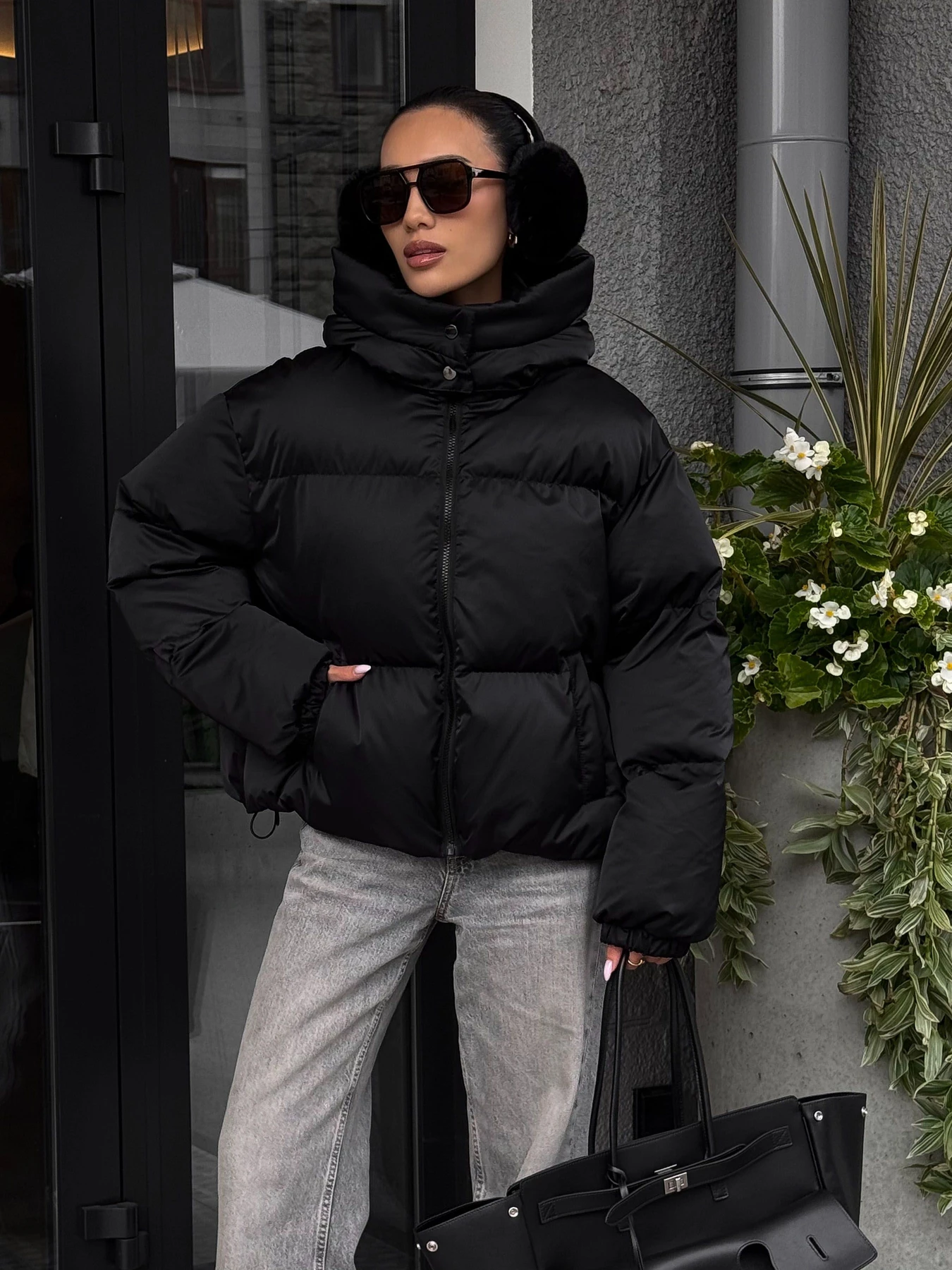 Куртки и дубленки Jadone Fashion модель Pufi_chor Фото