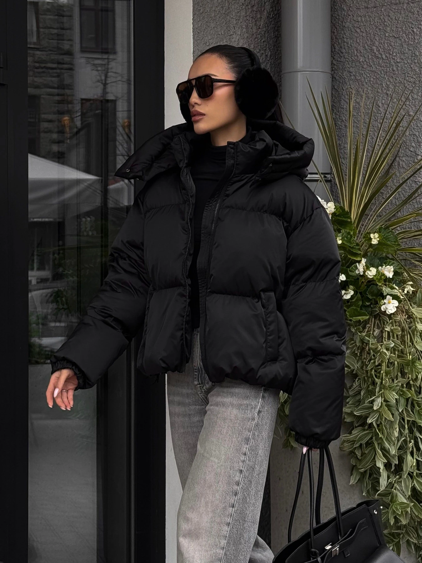Куртки и дубленки Jadone Fashion модель Pufi_chor Фото
