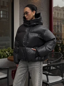 Куртки и дубленки Jadone Fashion модель Pufi_grafit Фото