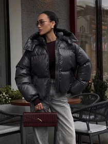 Куртки и дубленки Jadone Fashion модель Pufi_grafit Фото