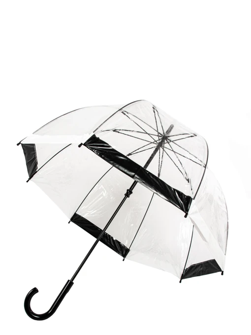 Fulton Umbrellas Birdcage-1 Парасолька-тростина колір білий/чорний фото 3