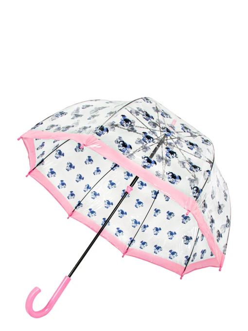 Fulton Umbrellas Birdcage-2 Парасолька-тростина колір рожевий/чорний фото 3