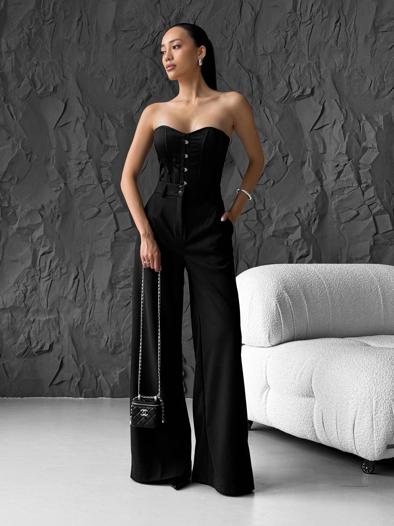Брюки Jadone Fashion модель Bryuki_Fiva_chernyy Фото
