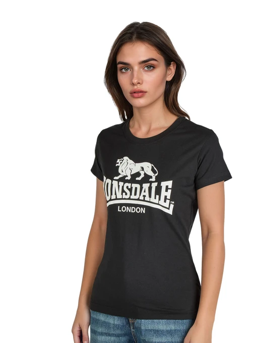 Бавовняна Жіноча Футболка Lonsdale NASH фото 3