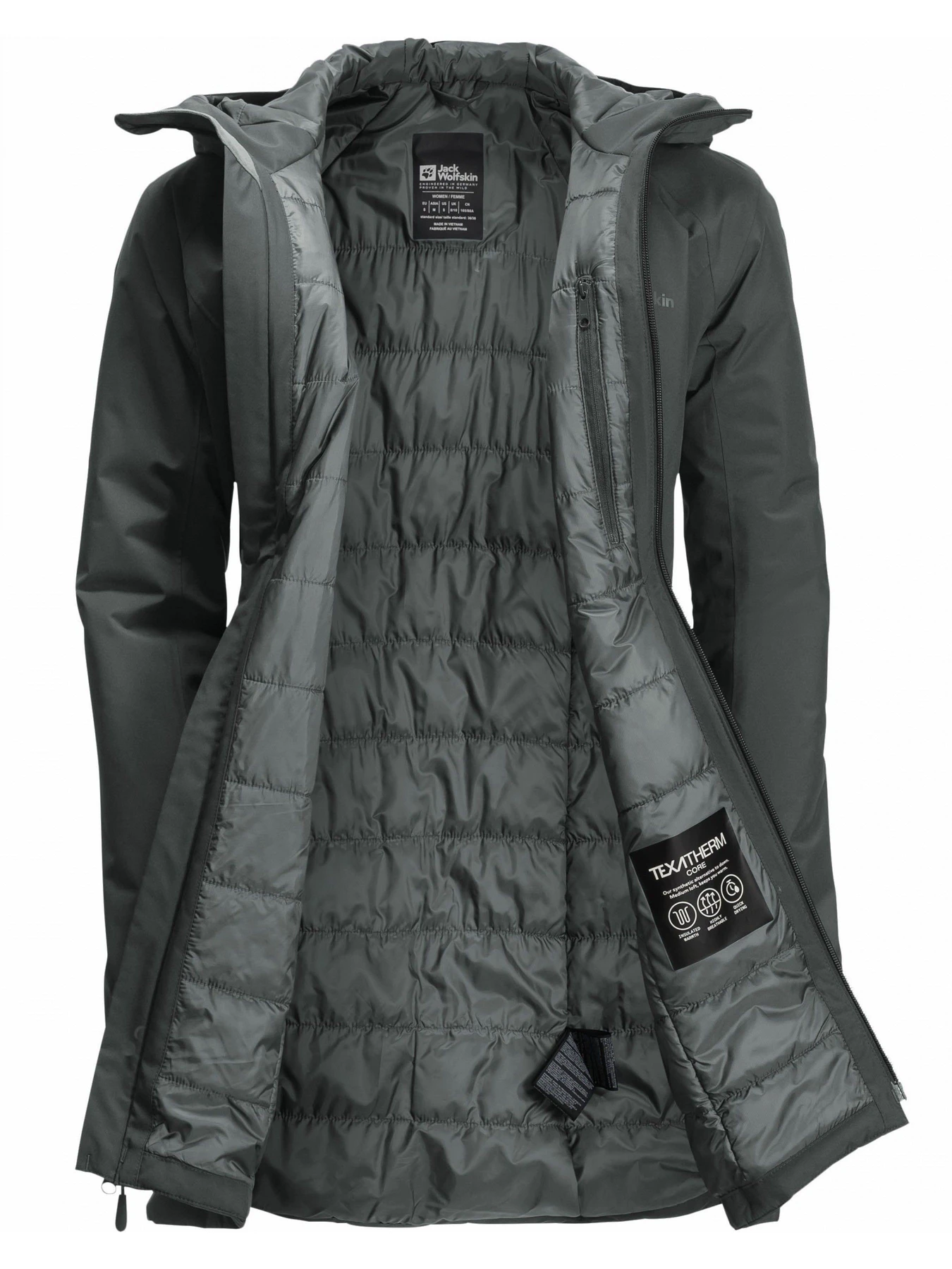 Куртки и дубленки Jack Wolfskin Heidelstein ins jkt w модель 1115681_4136 Фото