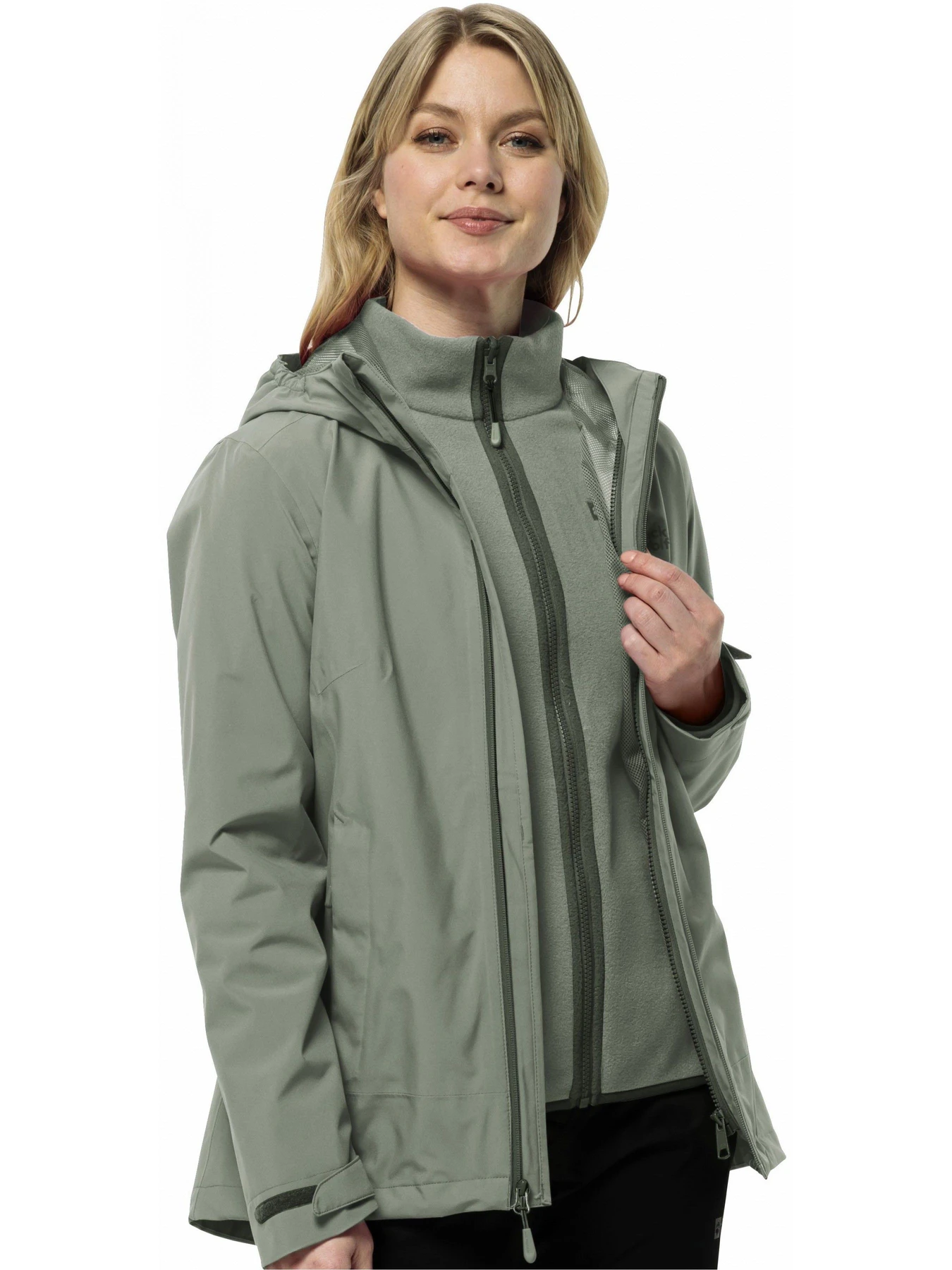 Куртки и дубленки Jack Wolfskin Moonrise 3in1 jkt w модель 1115621_4137 Фото