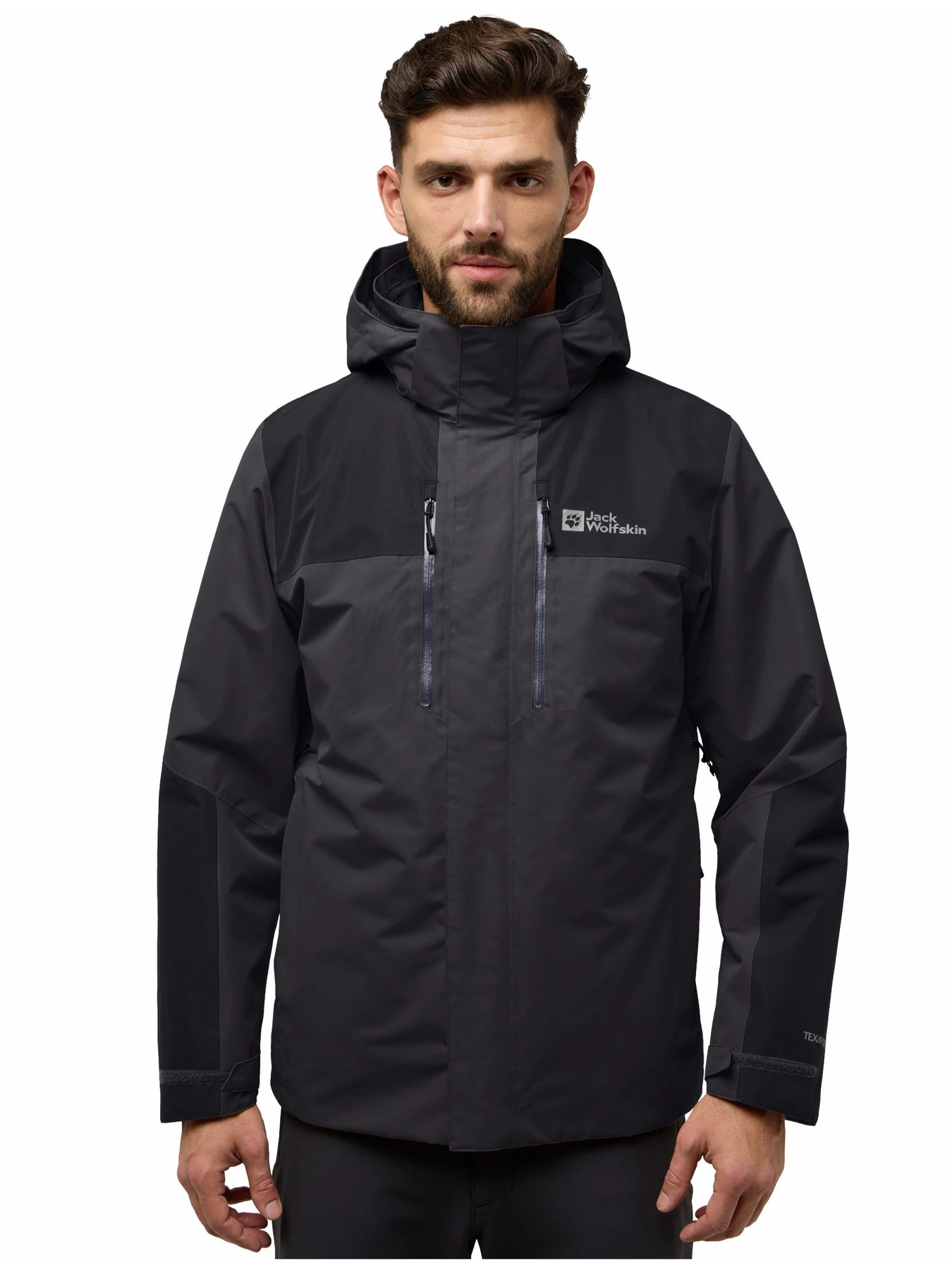 Куртки та дублянки Jack Wolfskin Jasper 3in1 jkt m модель A61858_6350 Фото