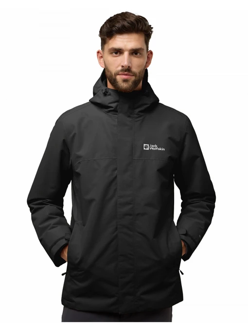 Куртки та дублянки Jack Wolfskin Outer jacket, altenberg 3in1 jkt m модель A61864_6000 Фото