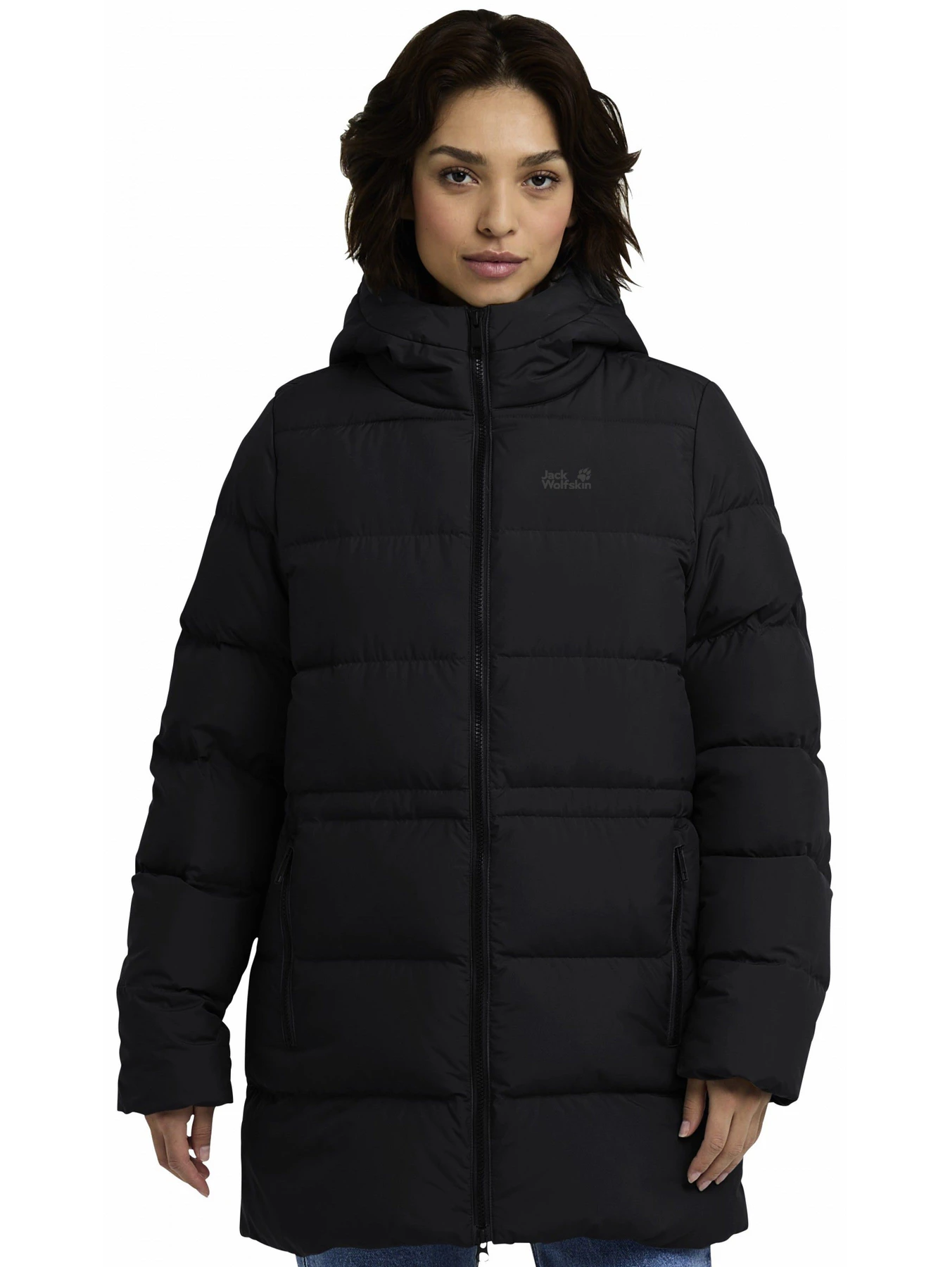 Куртки и дубленки Jack Wolfskin Frozen palace long jkt w rds модель A65096_6000 Фото