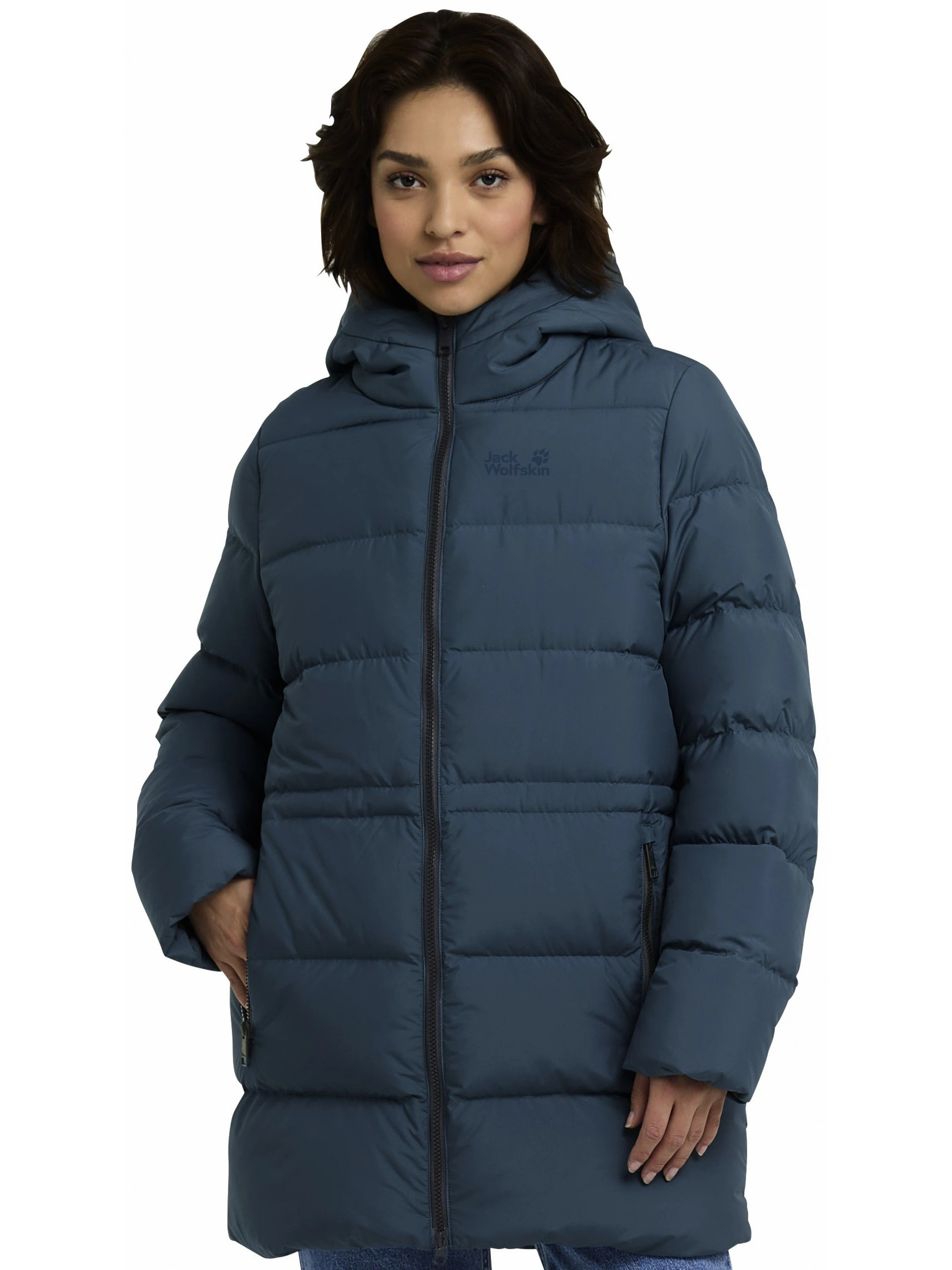 Жіночий Пуховик Jack Wolfskin Frozen palace long jkt w rds