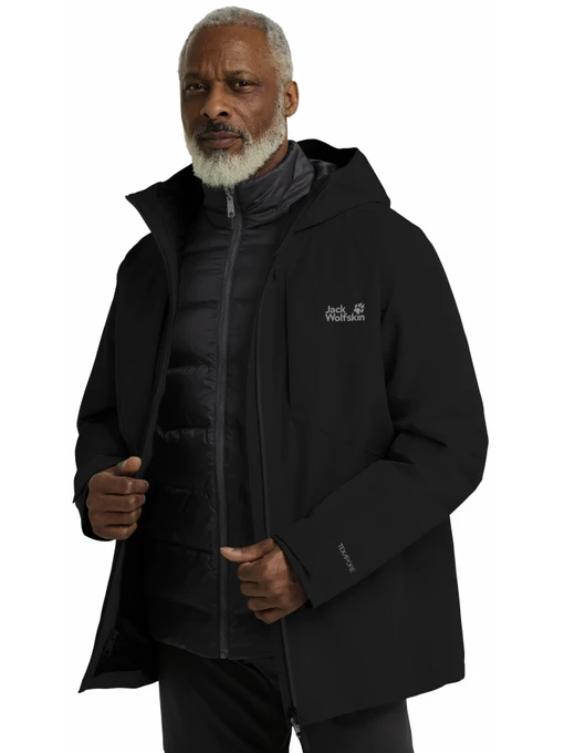 Куртки и дубленки Jack Wolfskin Icecape 3in1 down jkt m down rds модель A65265_6000 Фото