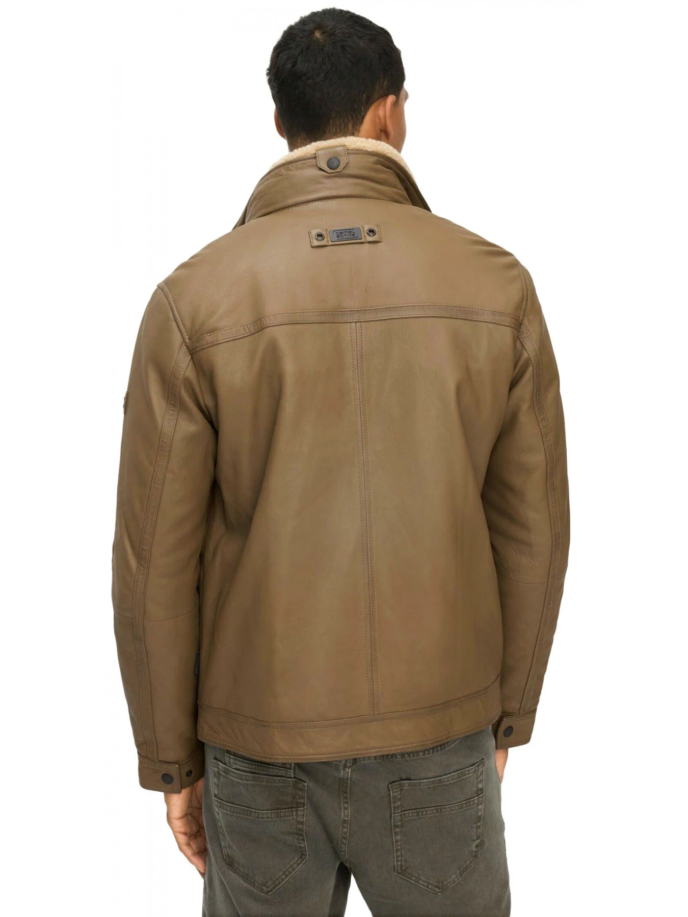 Куртки и дубленки Camel Active Leather fieldjacket модель 431150-6L35-16 Куртки и дубленки Camel Active Leather fieldjacket модель 431150-6L35-16 Фото