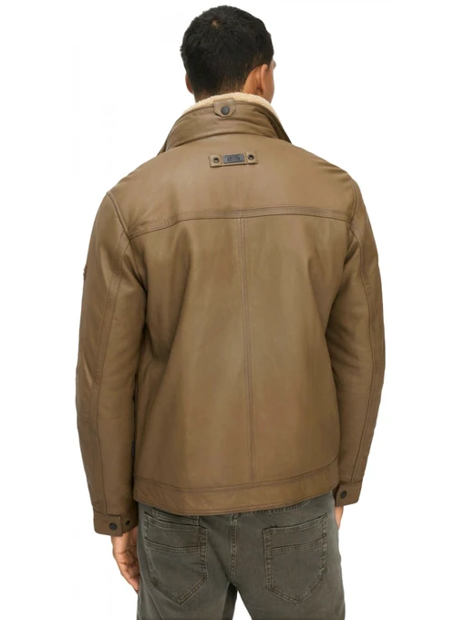Шкіряна Чоловіча Зимова куртка Camel Active Leather fieldjacket фото 2