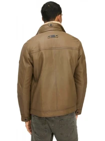 Куртки и дубленки Camel Active Leather fieldjacket модель 431150-6L35-16 Фото