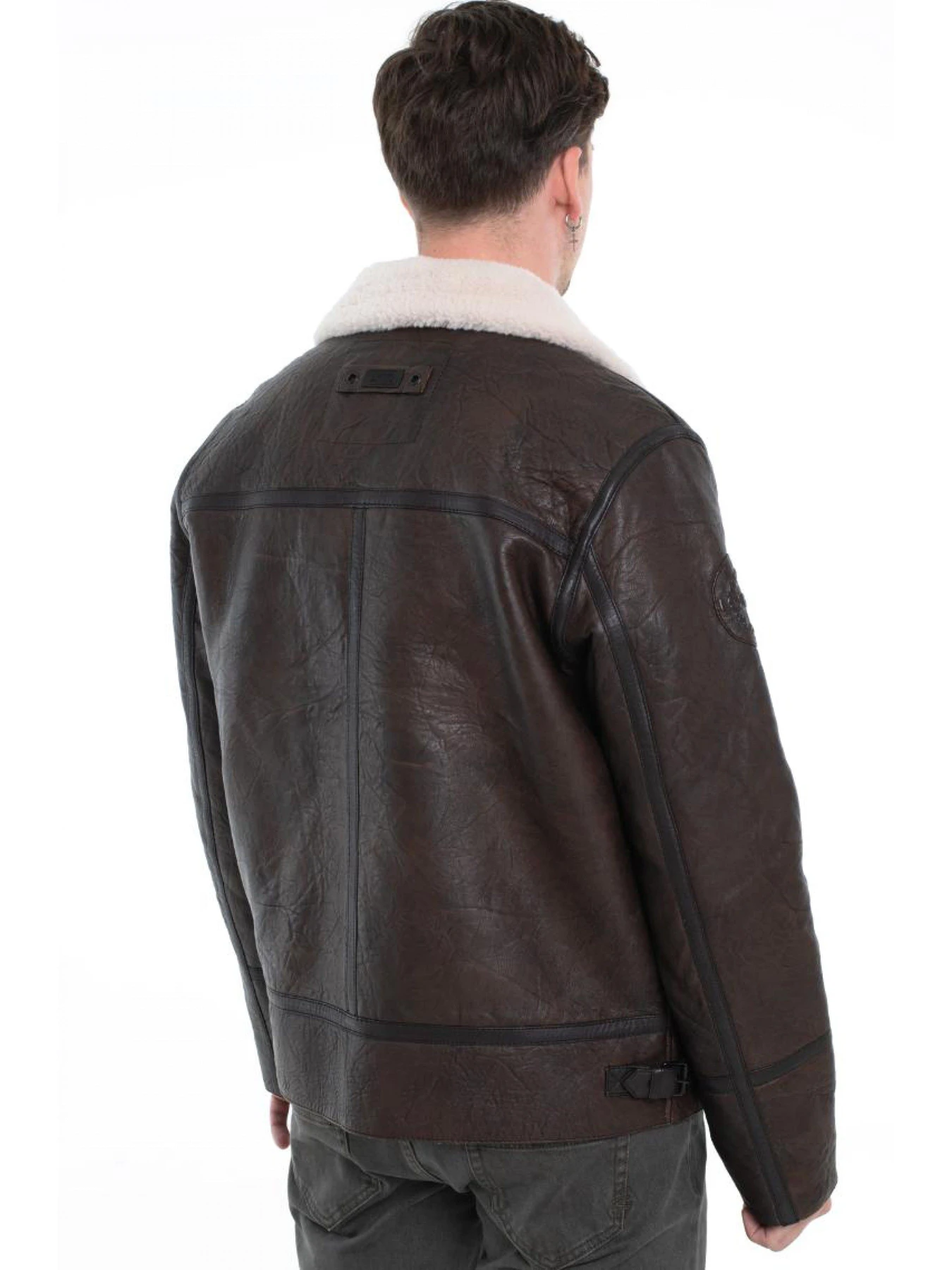 Куртки и дубленки Camel Active Leather blouson модель 431310-6L36-27 Фото