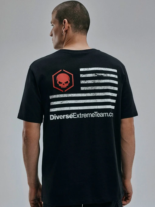 Бавовняна Чоловіча Футболка DIVERSE Dext Logo 02 фото 2