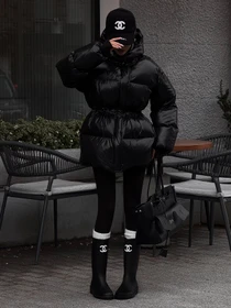 Куртки та дублянки Jadone Fashion модель Aic_Chorne Фото