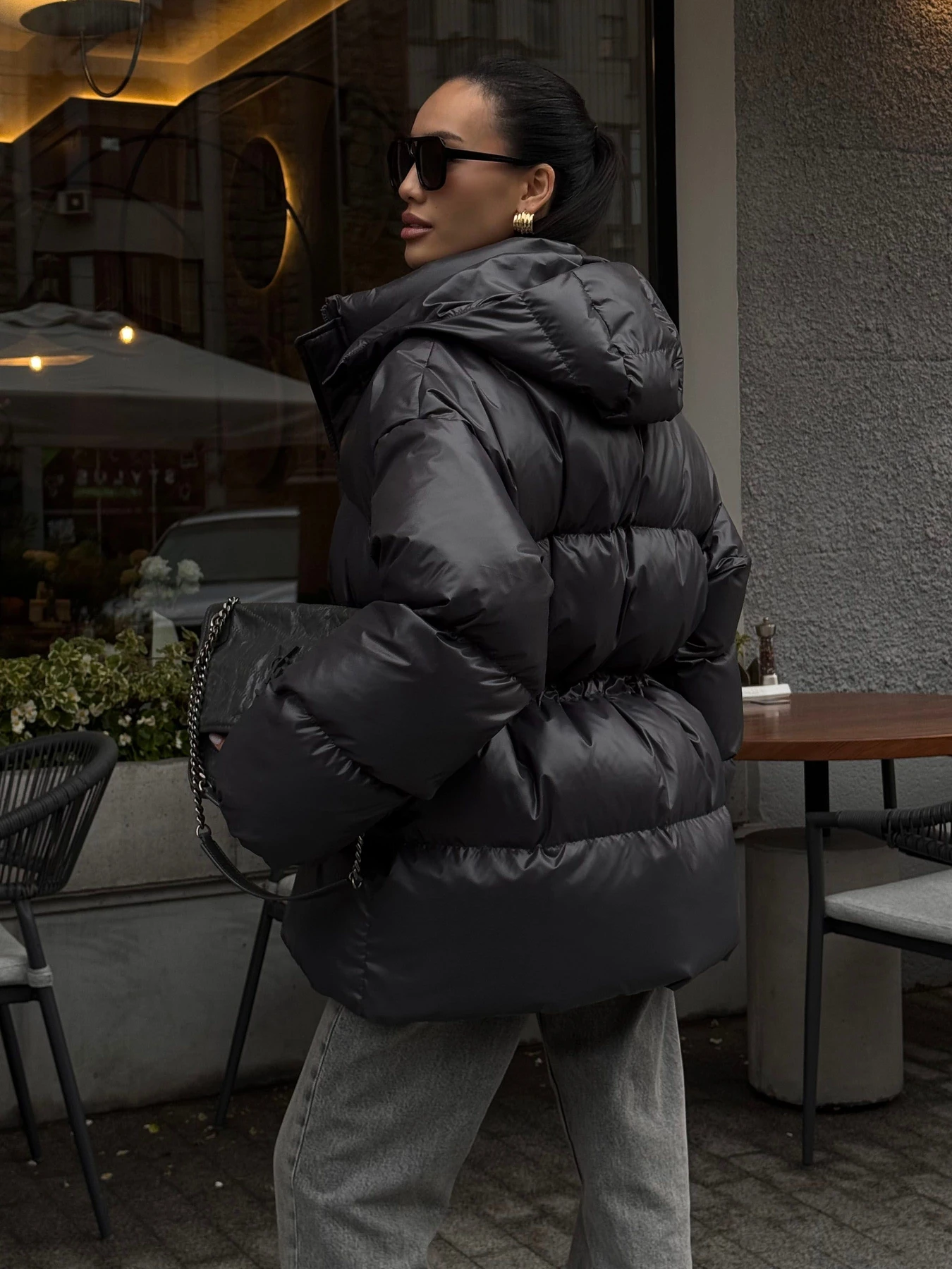 Куртки та дублянки Jadone Fashion модель Aic_grafit Фото