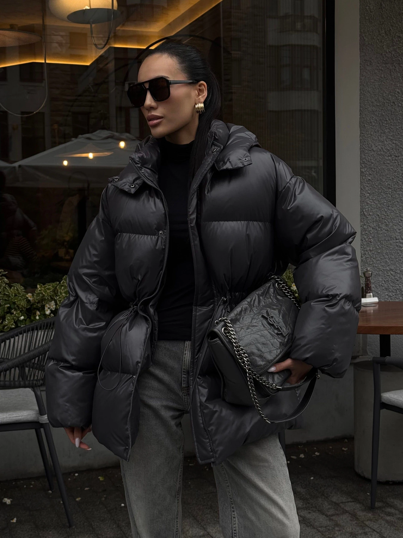 Куртки та дублянки Jadone Fashion модель Aic_grafit Фото