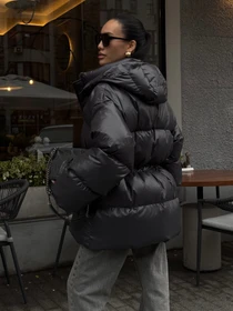 Куртки та дублянки Jadone Fashion модель Aic_grafit Фото