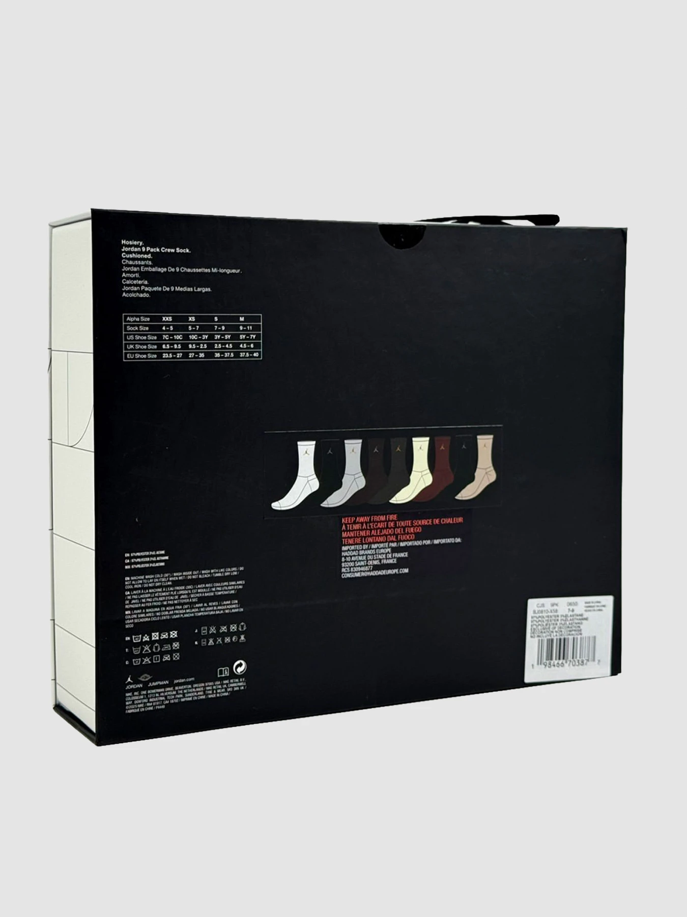 Носки и гольфы Jordan Holiday 9Pk Crew Gift Box модель BJ0810-X58 Носки и гольфы Jordan Holiday 9Pk Crew Gift Box модель BJ0810-X58 Фото