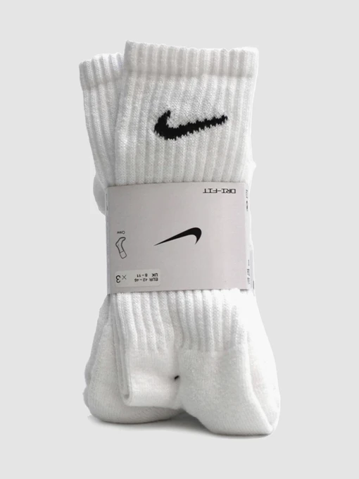 Шкарпетки та гольфи NIKE U Nk V Cush Crew - 3P Value модель SX4508-101 Фото