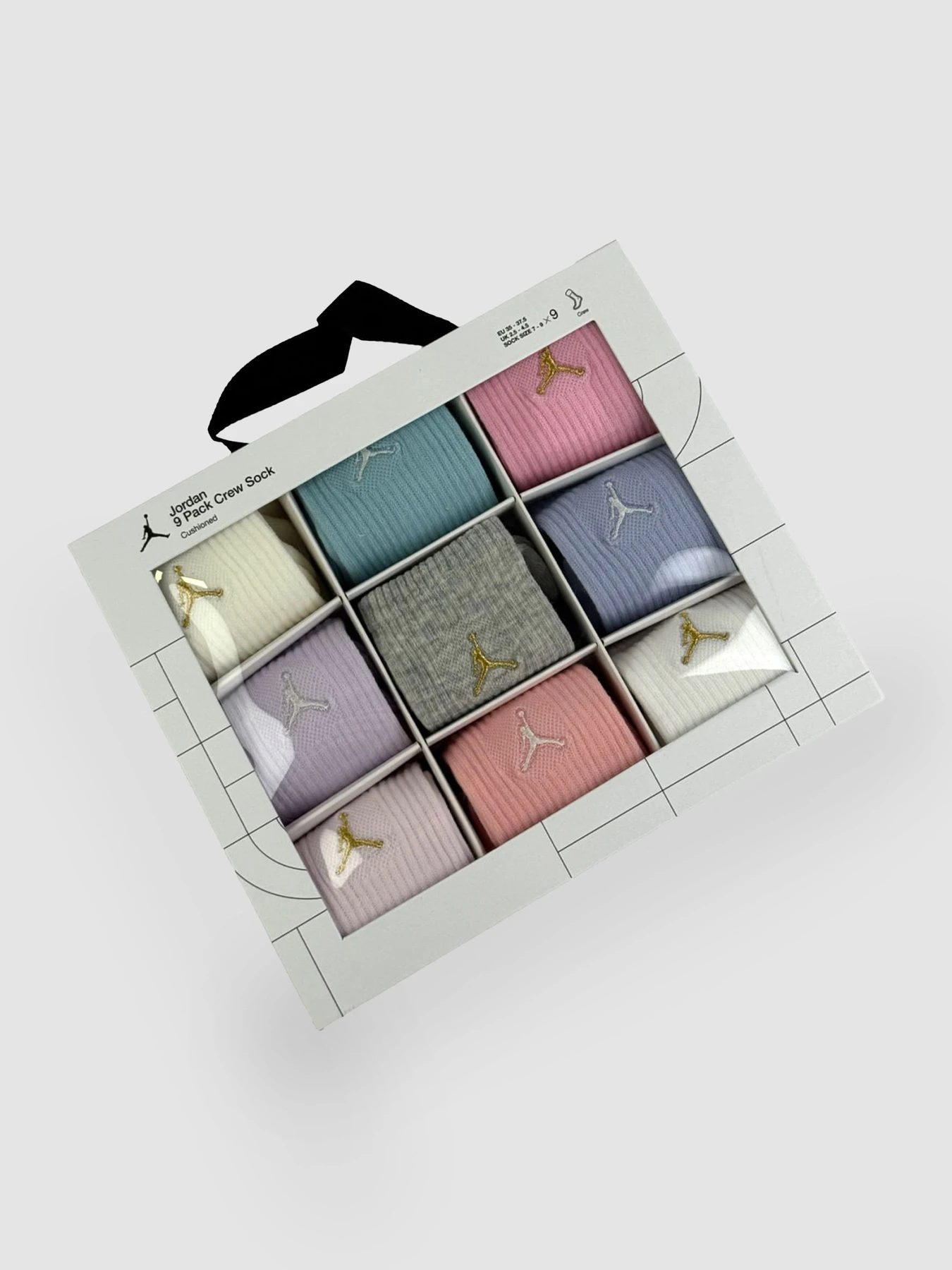 Шкарпетки та гольфи Jordan Jdn Holiday 9Pk Crew Gift Box модель BJ0810-782 Шкарпетки та гольфи Jordan Jdn Holiday 9Pk Crew Gift Box модель BJ0810-782 Фото